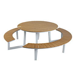 Axi House Axi Table de pique-nique Taco - Blanc