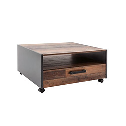 Epikasa Table Basse Universe Marron 70x41x70 cm