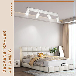 Acheter ZMH Plafonnier LED Moderne Rond GU10 pour Salon et Chambre à Coucher - Spot de Plafond Rotatif