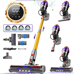 Homimaster Lexzurn Aspirateur Balai 55000pa 70min 3 Vitesses