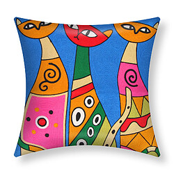Avizar Lot de 2 Housses de Coussin Brodées Art Divina