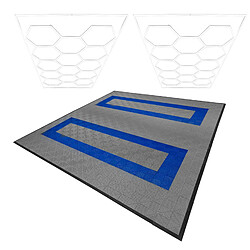 Monstershop Carrelage Ventilé Modulaire + 28 Lampes LED