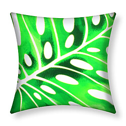Avizar Lot de 2 Housses de Coussin Monstera 40x40 cm