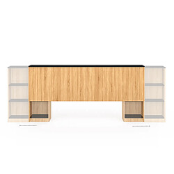 Avis Idmarket TDL EXT 140/160 CM NOIR BOIS