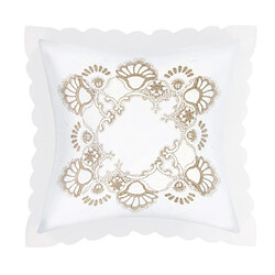 Avizar Lot de 2 Housses de Coussin Brodées Motif 40x40 cm