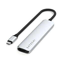 Satechi Hub USB-C Slim 6-en-1 Argent