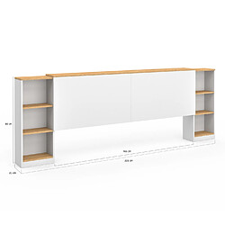 Idmarket Tête de lit ext CATBA 140x160c pas cher