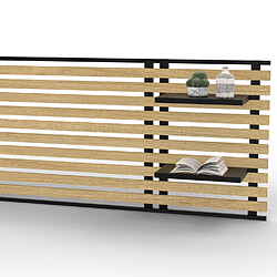 Idmarket Tete de lit DETROIT 240 CM pas cher