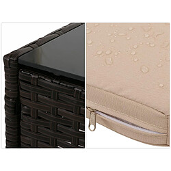 Mendler Ensemble de jardin N98 - Brun