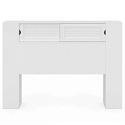 Avis Idmarket TETE DE LIT 145 CM BLANC