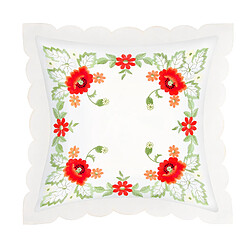 Avizar Lot de 2 Housses de Coussin 40x40 cm - Tableau Floral