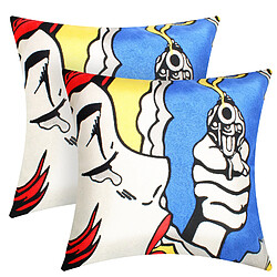 AVIZAR Housses de coussin Art Antea