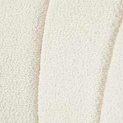 Pegane Fauteuil en velours - Blanc