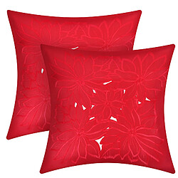 AVIZAR - Lot de 2 - Brodée Florale