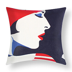 AVIZAR Lot de 2 Housses de Coussin Art Auralis