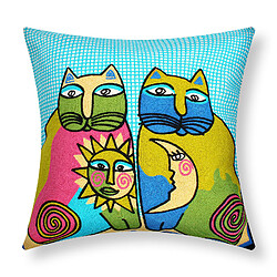 AVIZAR Lot 2 Housses Coussin 45x45cm