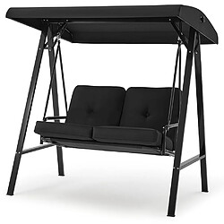 YODOLLA Balancelle de jardin 2 places - Noir