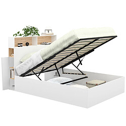 Idmarket Lit coffre double CLYDE