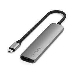 Satechi Hub USB-C Slim 6-en-1 Gris