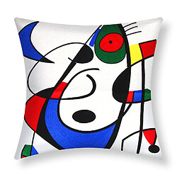 Avizar Lot de 2 Housses de Coussin Brodées Art Flamara - 45x45 cm