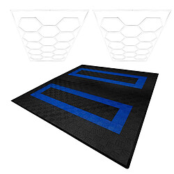 Monstershop Carrelage Ventilé Noir/Bleu/Ãntracite