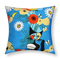 AVIZAR Housses de Coussin - Brodées Art Felora