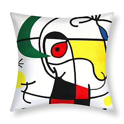 Lot de 2 housses de coussin AVIZAR - Brodées Art Enigma