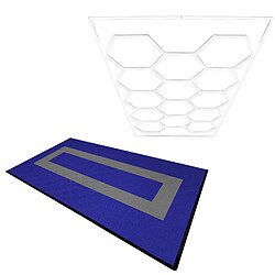 Monstershop Carrelage Ventilé + LED 90 Bleu/30 Gris