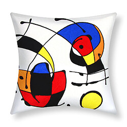Avizar Lot de 2 Housses de Coussin Brodées Art Celesta