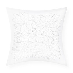 Avizar Lot de 2 Housses de Coussin 40x40 cm Brodée Florale