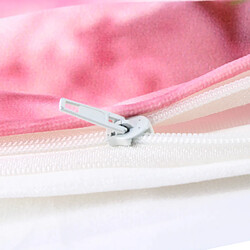 Lot de 2 Housses de Coussin AVIZAR - Motif Rose du Jardin pas cher