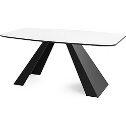 Wfl group Table à manger extensible - Blanc