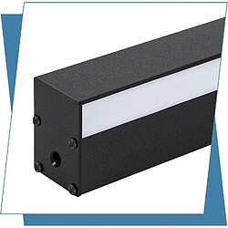 ZMH Applique Murale LED Moderne 100CM en Métal Noir - Éclairage Intérieur 32W pour Salon et Cuisine pas cher