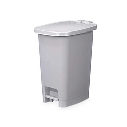 BigBuy Home Poubelle à pédale ABK-142 Gris
