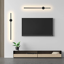 Avis ZMH Applique Murale LED Moderne 60CM Noir avec Fonction Pivotante pour Intérieur