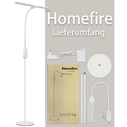 ZMH Lampadaire LED Liseuse Moderne avec Intensité Variable et Fonction Minuterie 9W - Éclairage Réglable Touch