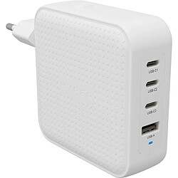 Hyper HyperJuice 100W USB-C GaN Travel Charger 3C+1A - White (HJ1002WHWWGL)