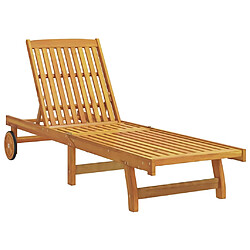 Acheter Chaises longues VidaXL - Lot de 2 avec table