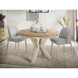 WFL GROUP Table Extensible Clara Cashmere