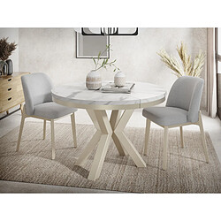 WFL GROUP Table Extensible Clara Cashmere