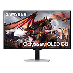 Moniteur Samsung G80SD 32" 240Hz 4K Ultra HD OLED Argenté