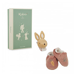 Kaloo coffret chaussons et bracelet sonores lapin