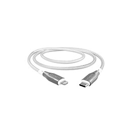 CYGNETT Câble Lightning vers USB-C 30W Série Armoured Charge et Synchronisation 2m Blanc