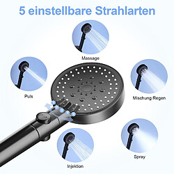 ZMH Pommeau Haute Pression 5 Modes - ABS