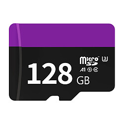 Carte micro SD haute performance, vitesse de lecture jusqu'à 100MB/S, niveau U3-128GB