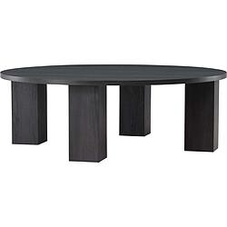 Venture Home Table basse ronde Ø120 cm Juno - Noir