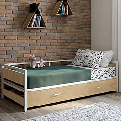 Idmarket Lit gigogne DETROIT banquette