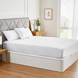 PIKOLIN Protège-matelas - Anti-acariens - Matelassé - Microfibre - OEKOTEX - Respirant - 150x196 cm