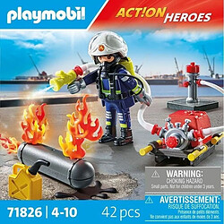 Acheter Playmobil® Playmobil 71826 - Pompier pompe à eau