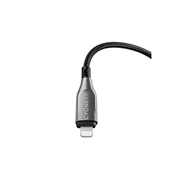 CYGNETT Câble Lightning vers USB-C 30W Série Armoured Charge et Synchronisation 1m Noir